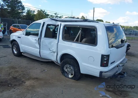 2000 Ford Excursion Limited from USA, damaged, VIN 1FMNU42S5YED24233